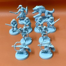 10pc Wolf Guard Elven Archer Warriors Miniatu...