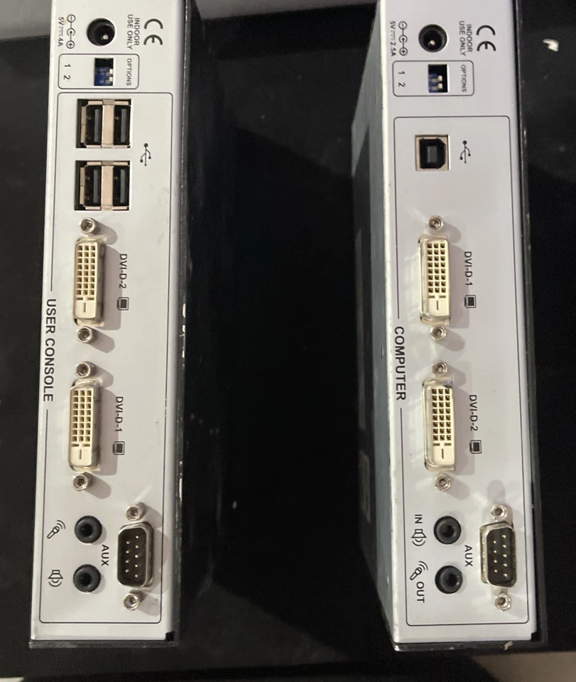 2 Black Box Agility KVM-Over-IP Matrix, Dual-Head DVI-D Acr1002- #4 Untested - Image 3 of 4