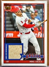 2026 Topps Series 1 MIKE TROUT 1991 Topps Bat Relic Card #91R-MT LA Angels
