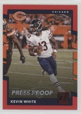 2017 Panini Donruss Press Proof Red Kevin White #132 2f4