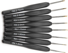 8PCS Crochet Hooks Needles, 1Mm-2.75Mm Crochet Hook Set Knitting Hook with Ergon