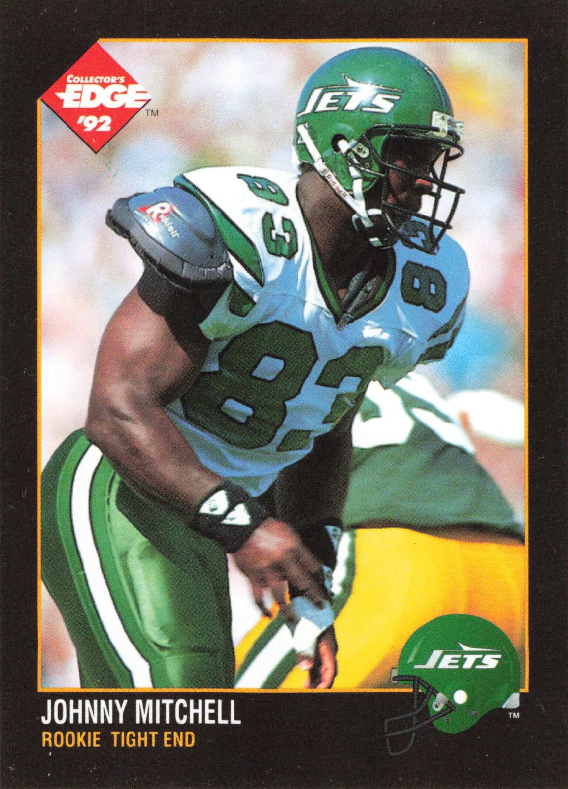 Johnny Mitchell 1992 Collector's Edge #212 New York Jets RC Football