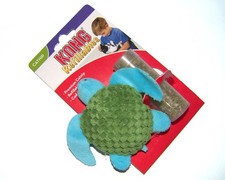 Kong Premium Cat Kitten Toy - Refillable Catnip Turtle