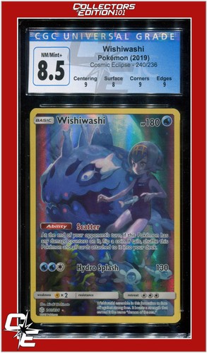 Wishiwashi graded CGC 8.5 for sale on eBay