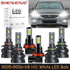 For Honda Accord 2005-2012 White Led Headlights High Low Beam Fog Light Bulbs Z8 For Honda Accord 2005-2012 White Led Headlights High Low Beam Fog Light Bulbs Z8