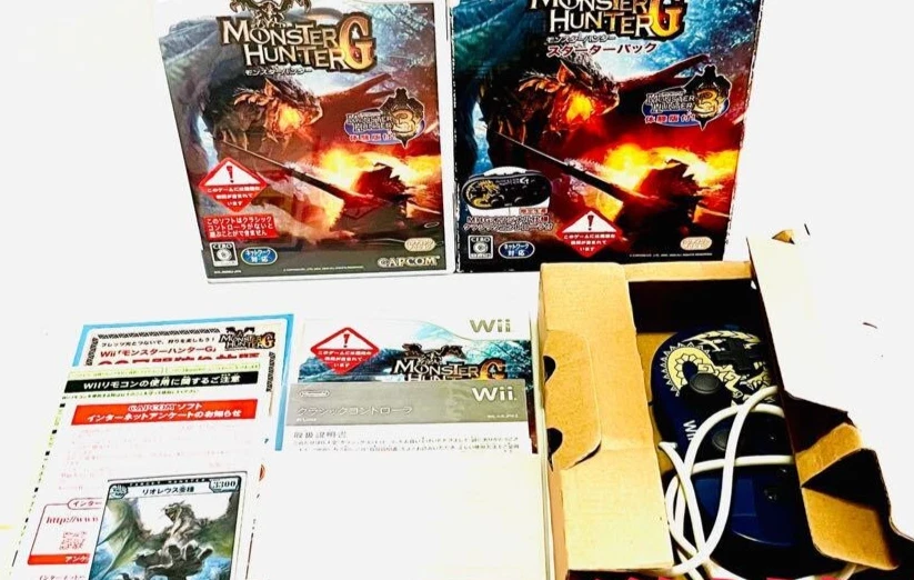 Monster Hunter G Starter Pack Nintendo Wii Limited Game w/Controller Used Japan - Image 2 of 4