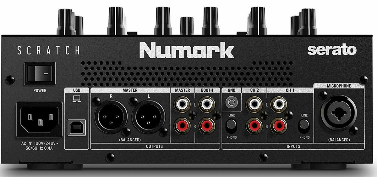 Numark Scratch 24-Bit 2-Channel Dj Mixer - Black for sale