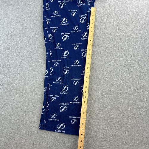 Tampa Bay Lightning Pyjamahose Jugend Large 14/16 blau gerades Bein Stretch Junge - Bild 2 von 5