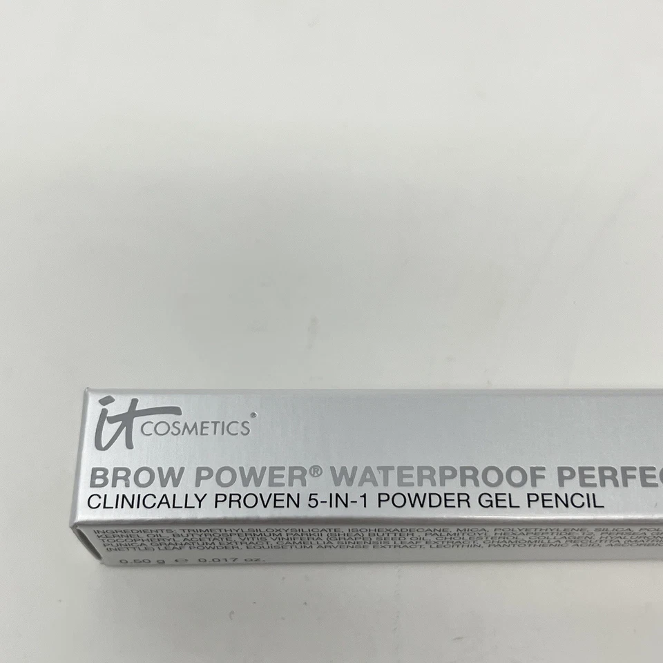 IT Cosmetics Brow Power Perfector 5 In 1 Waterproof Powder Gel Pencil Gray .5g - Image 4 of 4