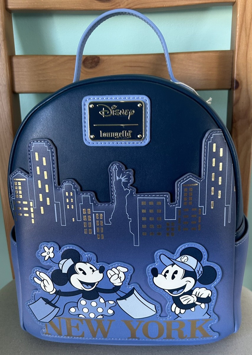 Disney Mickey And Minnie New York Shopping Loungefly Bag Disney x Loungefly New York Times Square Exclusive Mickey  main image 2