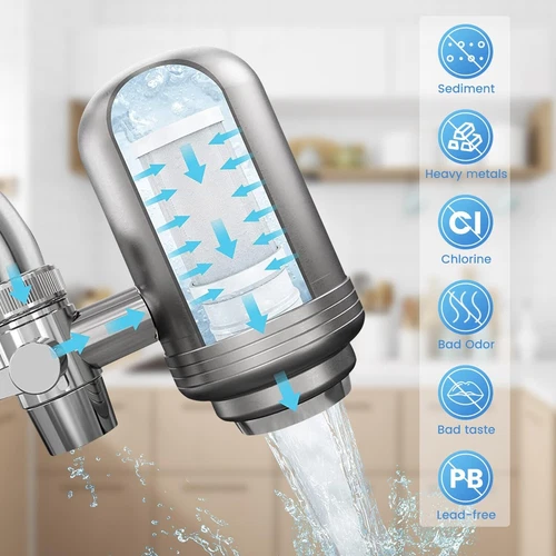 US NEW Basic Kitchen Sink On Tap Faucet Water Filter System Filtration Purifier - Picture 7 of 12