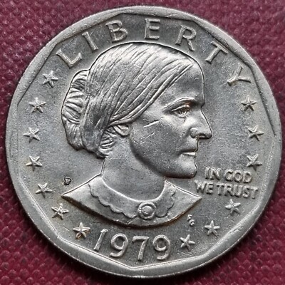 1979 P Susan B. Anthony Dollar $1 NEAR DATE WIDE RIM High Grade BU UNC #88577