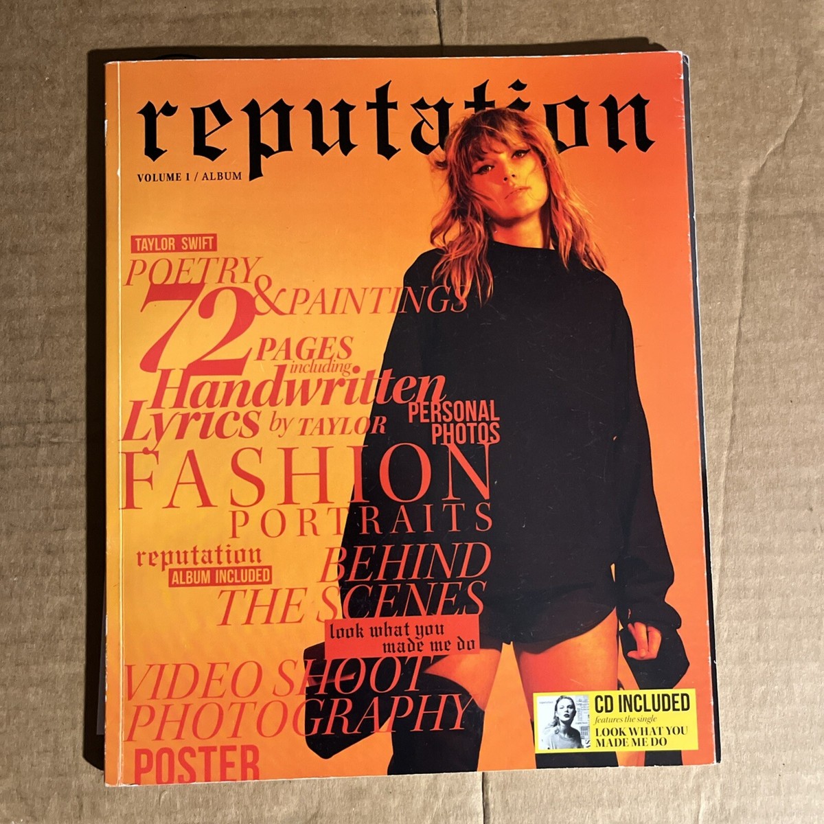 Taylor Swift Reputation Magazine Volume 1 + Poster | eBay