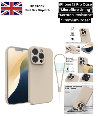 iPhone 12 Pro Hülle Silikon Case Soft Ultra Handyhülle Kameraschutz Premium