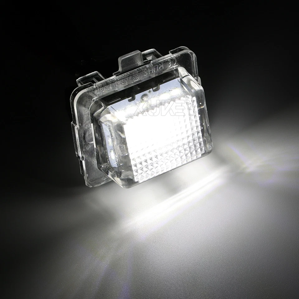 For Mercedes Benz W204 W212 W221 CL E S C-Class LED License Number Plate Light - Image 2 of 4