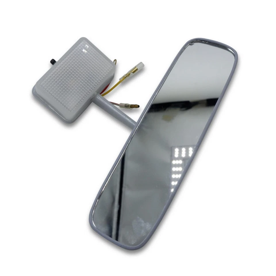 Gray Interior Rear View Mirror For Mazda B2000 B2200 B2600 Pickup 1985 - 1998 - Image 3 of 4