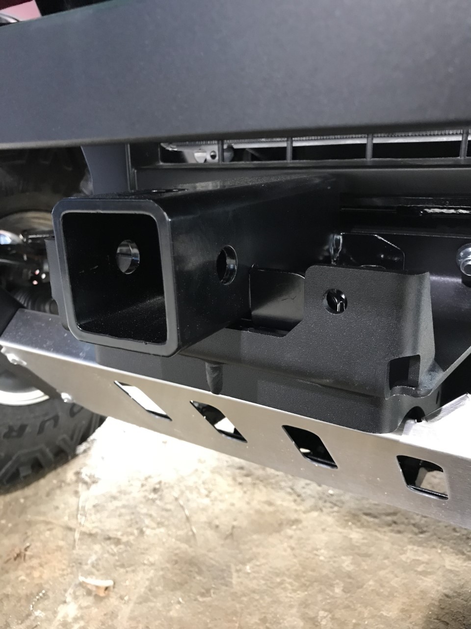 KAWASAKI MULE PRO FRONT 2" RECEIVER HITCH FX FXR FXT DX DXT ALL PRO