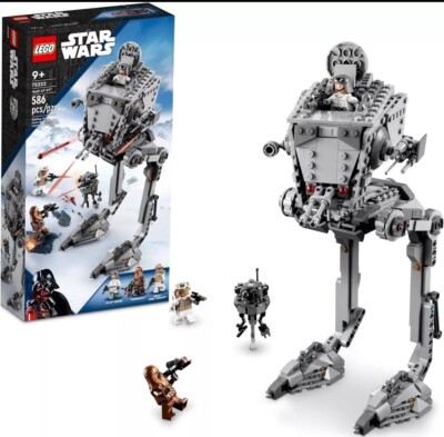 LEGO Star Wars 75322 Hoth AT-ST Walker Chewbacca Probe Droid Exclusive Minifigs