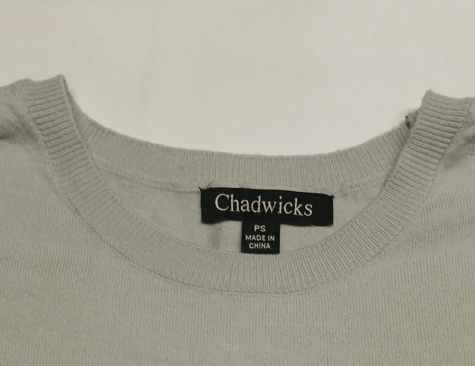 Suéter Chadwicks Suntuosamente Suave Cuello Redondo con Puños Acentuados de Perlas Para Mujer Talla... Foto 2 de 4