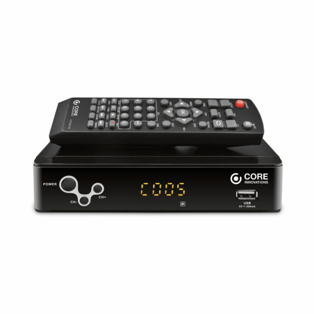 Core Innovations Over the Air Digital TV Converter DVR Box w/ Remote (CTCB105)