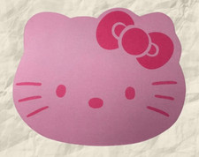 NWT Hello Kitty Pink Bow Non-Slip Rubber Office Mouse Pad