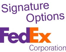 FedEx signature options