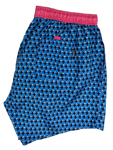 Men's HUGO BOSS Tropical Birds Toucans Swim Trunks Swimsuit XXL NWT NEW NiCe! - Picture 2 of 6