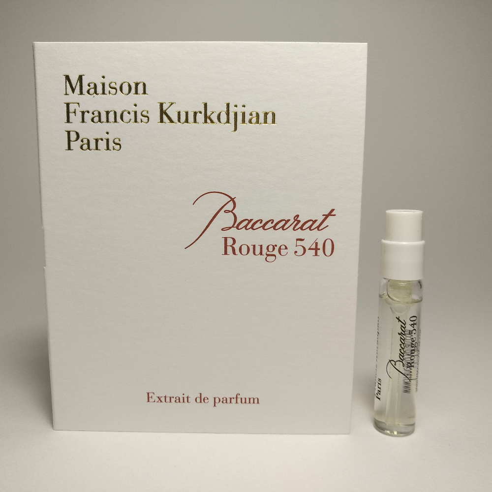 Maison Francis Kurkdjian Baccarat Rouge 540 Extrait De Parfum Sample