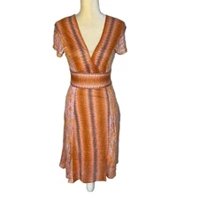 NWT Plenty by Tracy Reece Linen Dress Anthropologie V Neck Cap Sleeve Bohemian 4