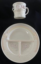 NIB Lenox Noah s Ark Divided Plate Mug Porcelain Set Original Packaging