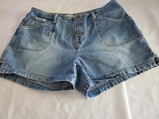 VTG 90s Y2K Hydraulic Denim Jean Shorts Button Fly Women's/Jr's. 11/12. DY28