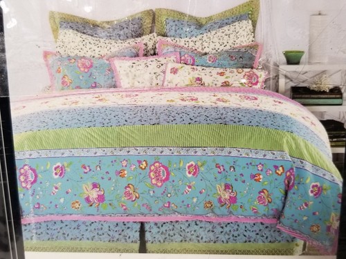 Tommy Hilfiger Emma Standard Sham Floral Blue / Pink New - Picture 5 of 9