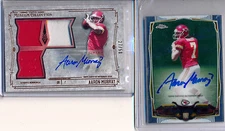 AARON MURRAY - 2014 Lot - Chrome Mini AUTO & Museum Triple AUTO /50 Chiefs RC