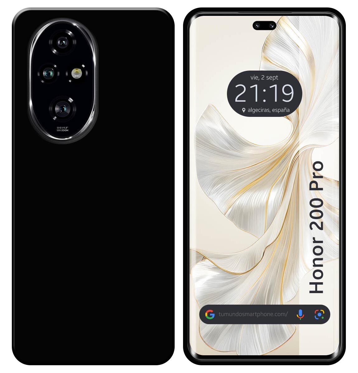 Cover Silicone TPU Gel Nera per Huawei Honor 200 Pro 5G