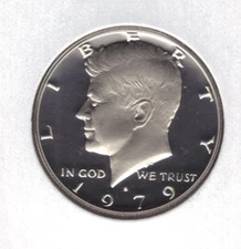 1979-S PROOF TYPE 1 KENNEDY HALF DOLLAR