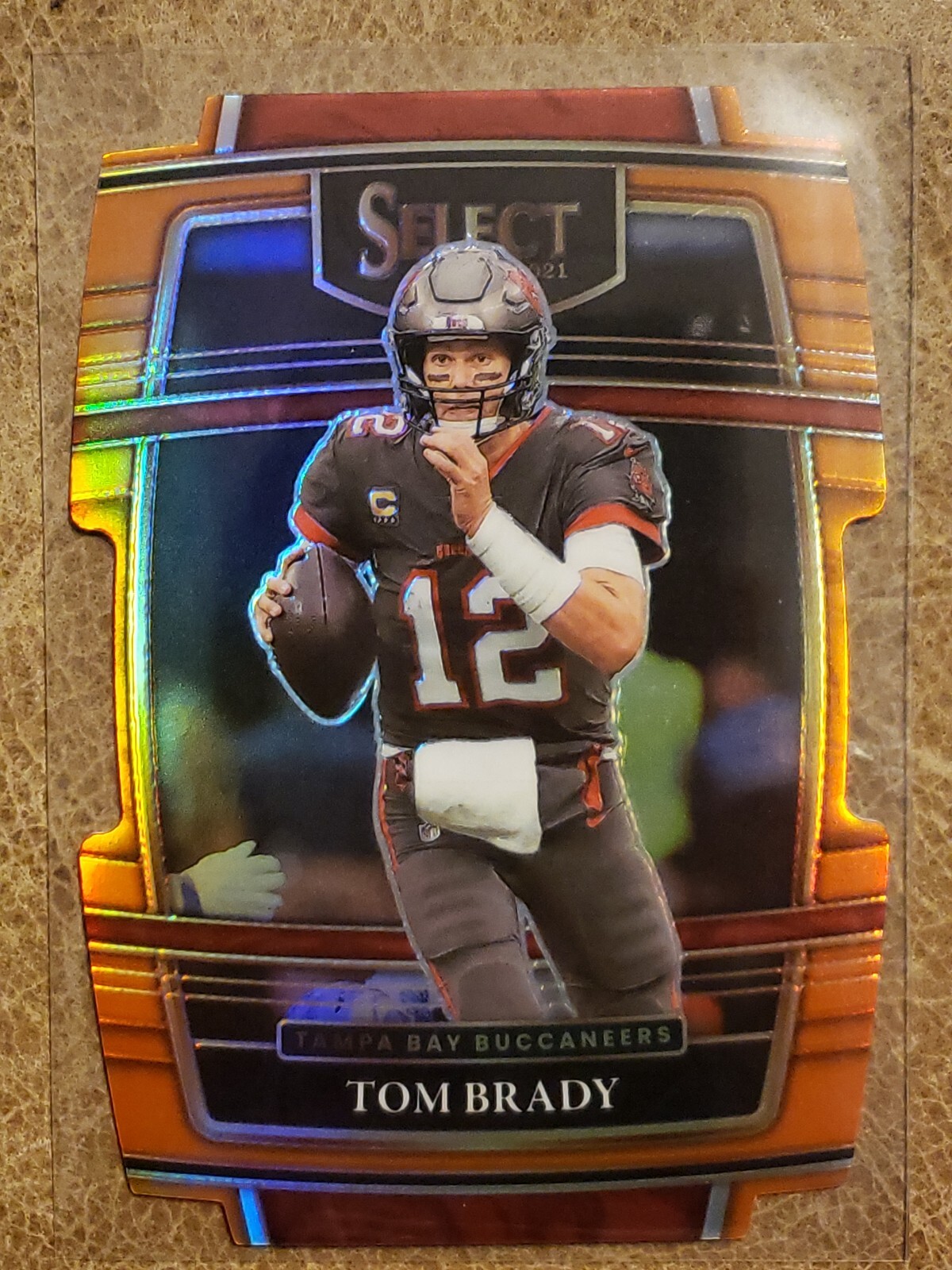 2021 Select TOM BRADY Concourse Level Orange Die-Cut Bucs  /249
