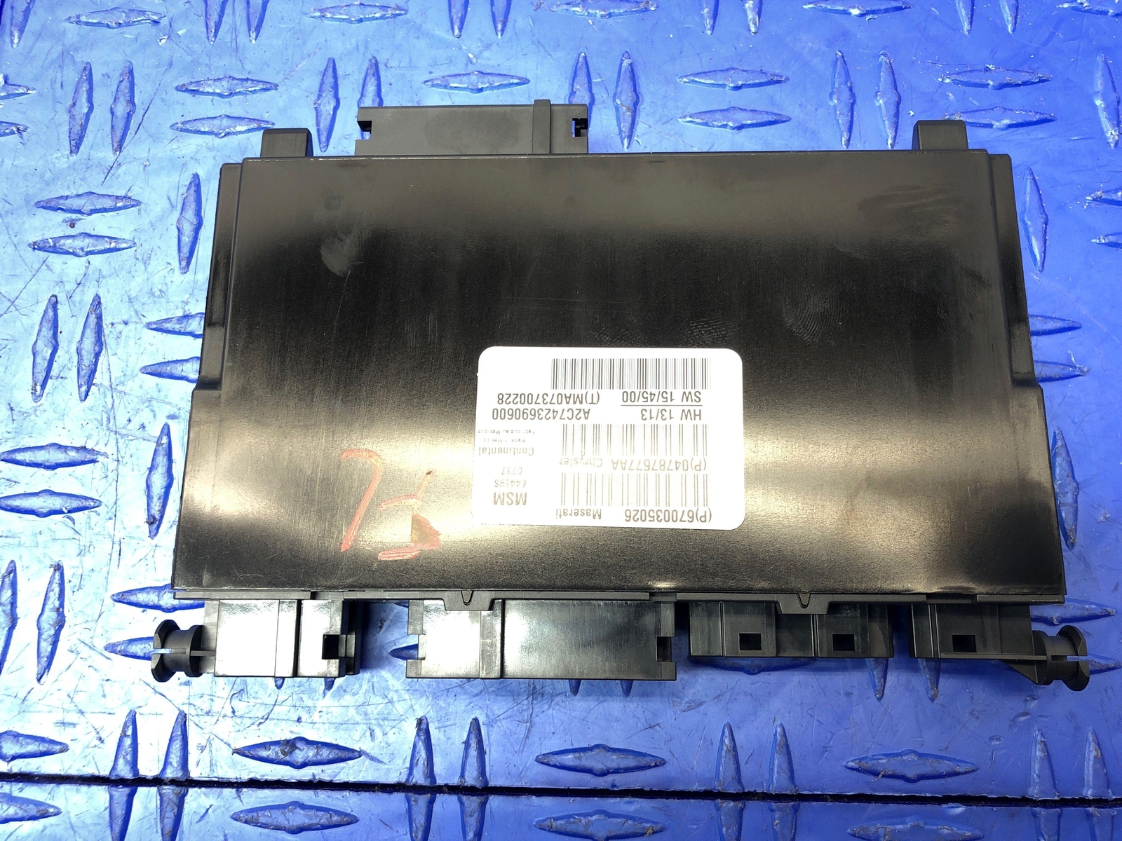 2013-2021 MASERATI QUATROPOTE M156 FRONT LEFT SEAT SETTING CONTROL MODULE UNIT