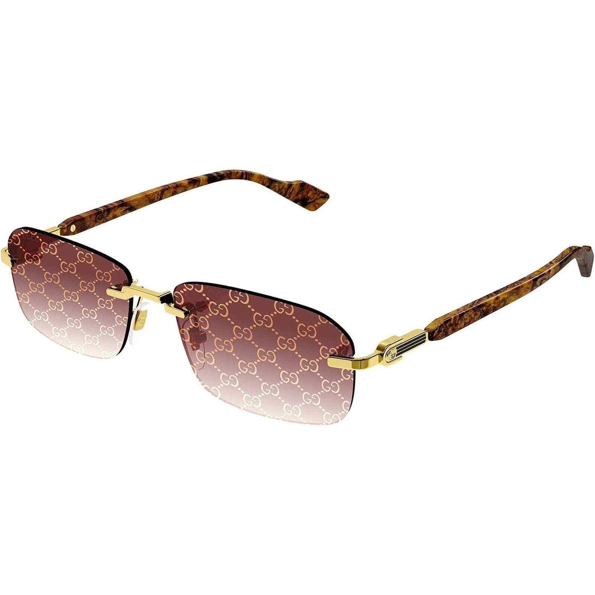 GUCCI GG0395S-004-59ラウンド型サングラス ゴールドフレーム GG0395S_003_Cat.png?sw=375&sh=