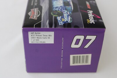JEFF BURTON 2007 ACTION #31 TEXAS RACE WIN PRILOSEC OTC PURPLE