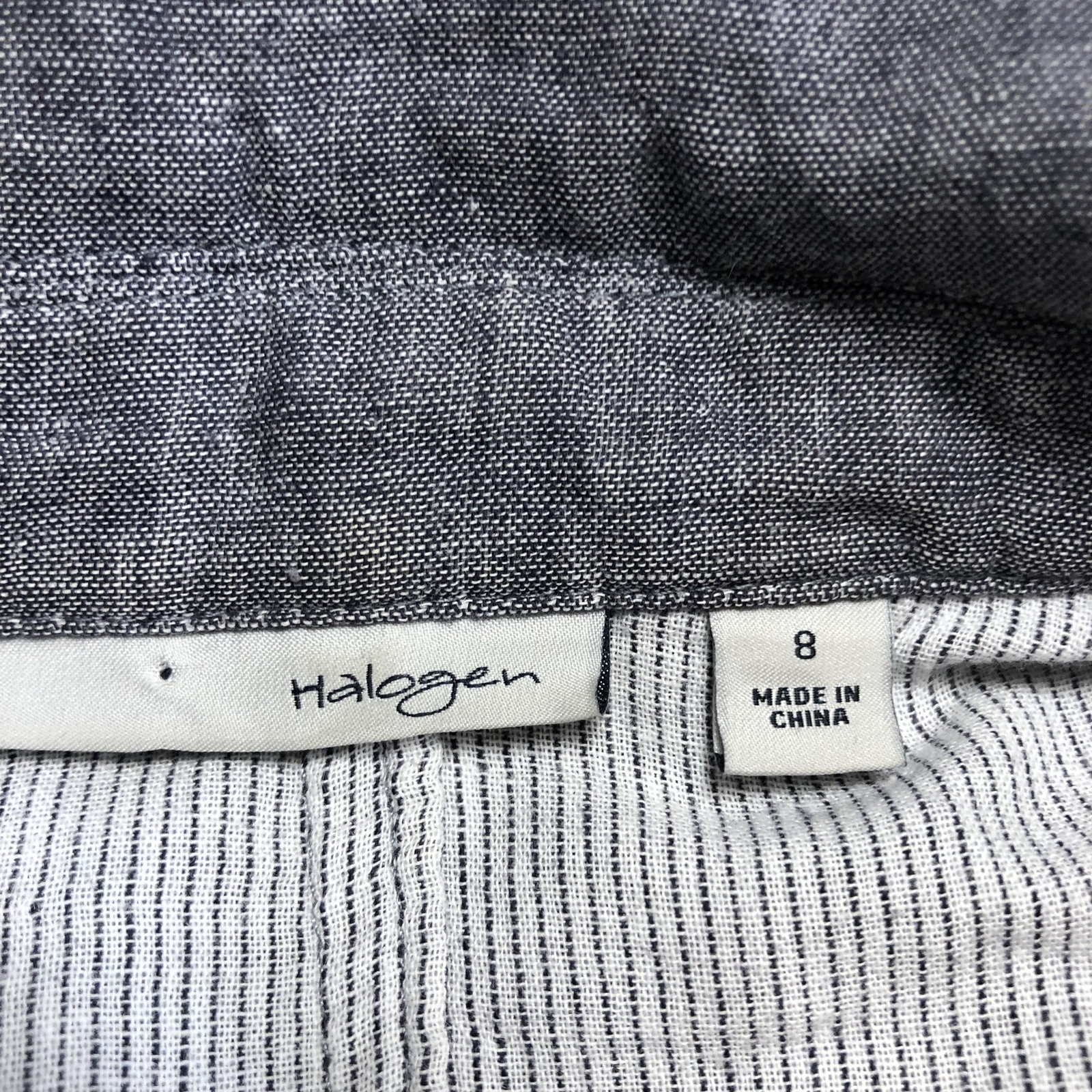 HALOGEN Button Front Blue Blazer Jacket w/ Belt W… - image 12