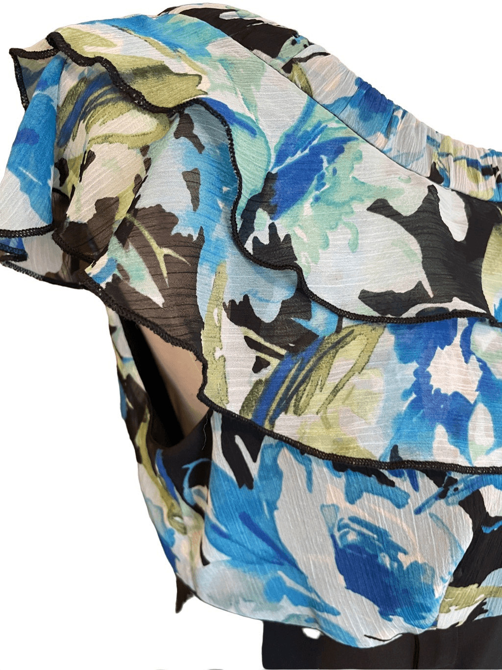 AB Studio Multi-Color Floral Design Dress Size 12… - image 6