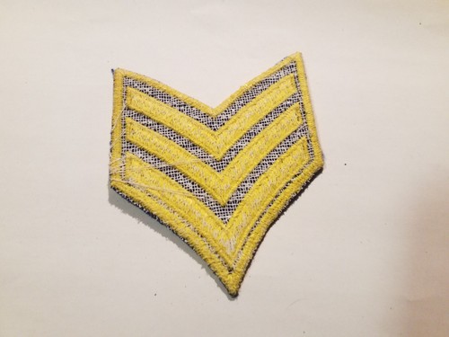 Toppa/spallina militare vintage cucita su autentica distintiva militare - Foto 3 di 6