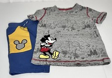 Disney Mickey Mouse Size 3/4 Short Sleeve Tee Shorts Set