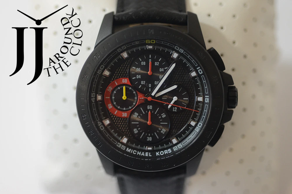New Michael Kors Ryker Chronograph Black Dial Men s Watch MK8521 43MM