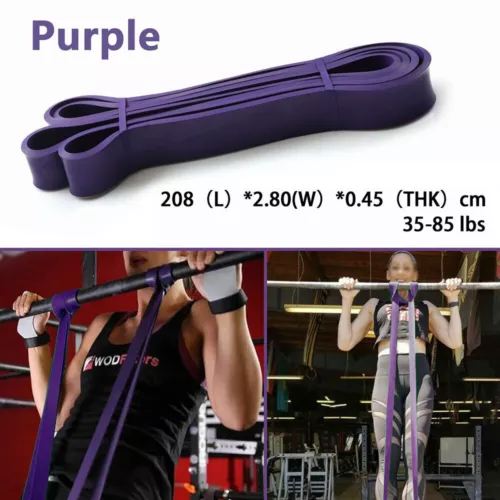 5PCS Heavy Duty Resistance Bands Gym Yoga Loop Strength Fitness Exercise Workout - Bild 10 von 19