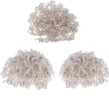 50x Hard Wall Picture Photo Frame Hangers Mirror Hooks Nail For Concrete & Brick