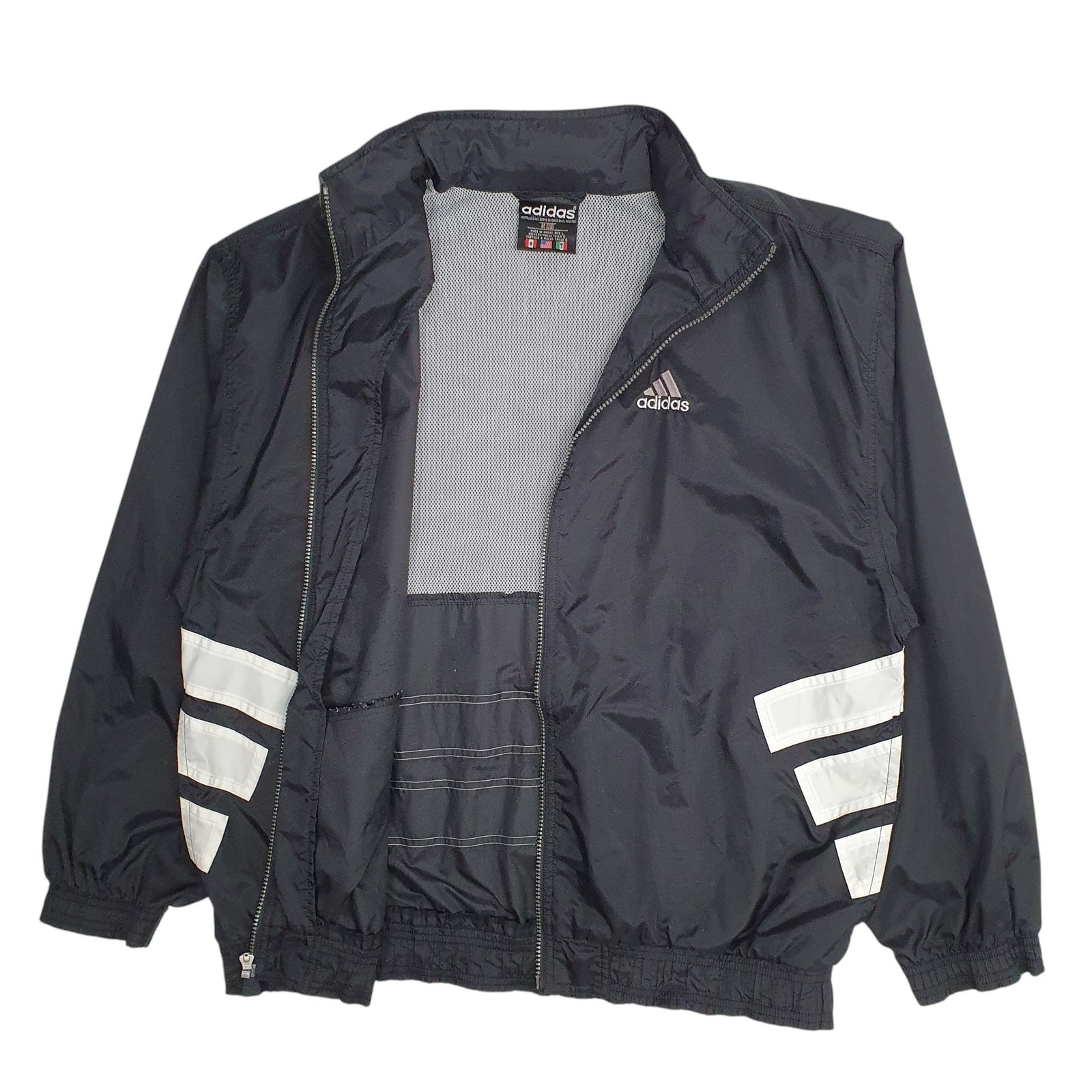 ADIDAS Windbreaker Jacket Coat Vintage 90s Mens L image 2