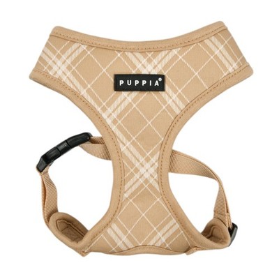 Corwin Dog Harness Over The Head Checkered Pattern Spring Beige XLarge Size