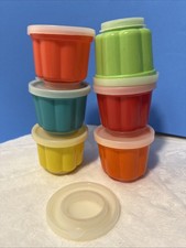 Set of individual jello molds colorful. 4 oun...