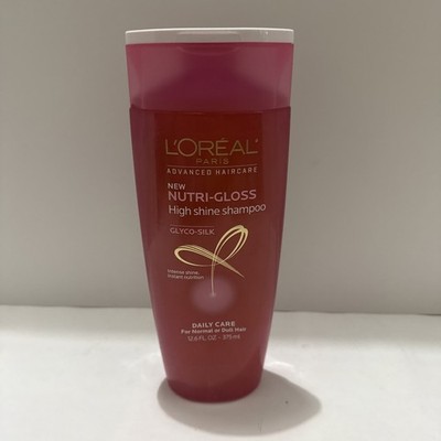 Loreal Paris Nutri-Gloss High Shine Shampoo with Glyco-SilK 12.6 oz L'oreal New